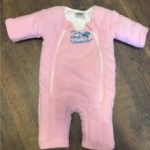 Baby Merlin’s Magic Sleepsuit Pink 3-6 months